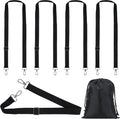 Horse Blanket Leg Straps, Elastic Belly Replacement Straps with Metal Double Swivel Snaps, 4 Pieces, Adjustable Length from 25.5" to 51"