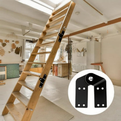 Attic Ladder Hinge Parts Kit Replacement Pull Down attic Stair Parts(2pcs)