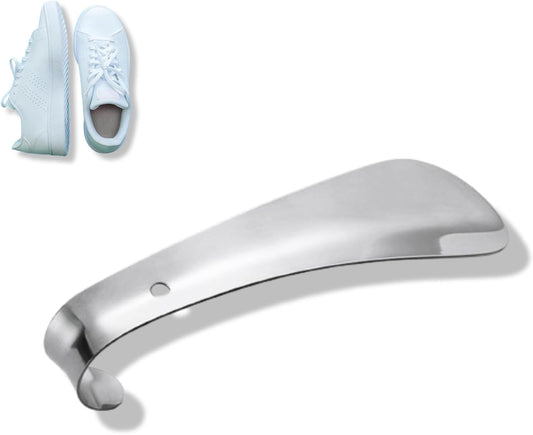 Metal Shoe Horn, Travel Horn Stainless Steel Helper Stick Portable Horns Spoon for Women