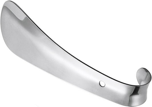 Metal Shoe Horn, Travel Horn Stainless Steel Helper Stick Portable Horns Spoon for Women