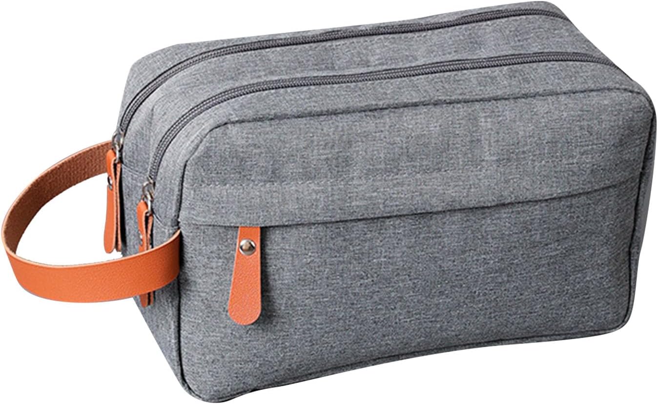 Travel Toiletry Bag for Men and Women, Toiletries Shaving Hanging Organizer Cosmetics Makeup Brushes Tools