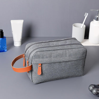 Travel Toiletry Bag for Men and Women, Toiletries Shaving Hanging Organizer Cosmetics Makeup Brushes Tools
