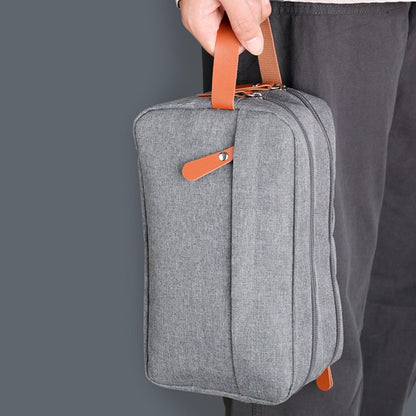 Travel Toiletry Bag for Men and Women, Toiletries Shaving Hanging Organizer Cosmetics Makeup Brushes Tools