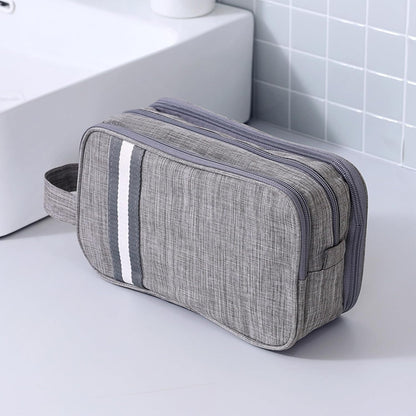 Travel Toiletry Bag, Organizer Mens Bag Dopp Kit Bathroom Shaving Portable Makeup Bags for Accessories(27*10*16cm)