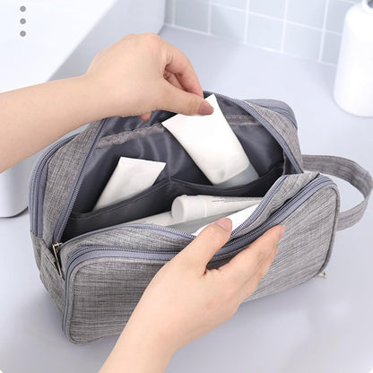 Travel Toiletry Bag, Organizer Mens Bag Dopp Kit Bathroom Shaving Portable Makeup Bags for Accessories(27*10*16cm)