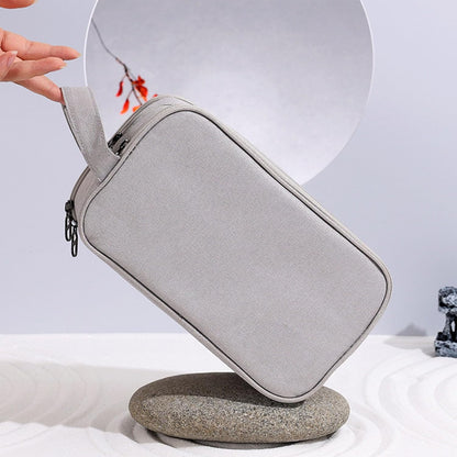 Travel Toiletry Bag, Large Capacity Pouch Storage Portable Organizer Handheld Bag