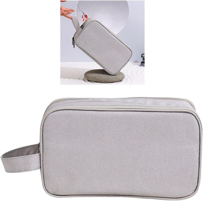 Travel Toiletry Bag, Large Capacity Pouch Storage Portable Organizer Handheld Bag
