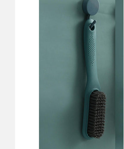 Shoe Brush, Cleaning Brush Nylon Long Handle Portable Washing Soft Bristle for Shoes Clothes
