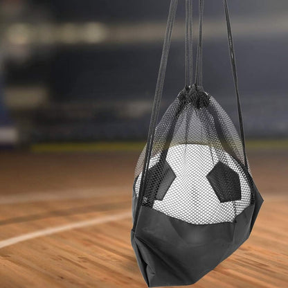 Heavy Duty Mesh Drawstring Bag for Soccer Ball, Oxford Cloth Sports Ball Storage Backpack Multifunction Gym Equipment Bags Volleyball Football