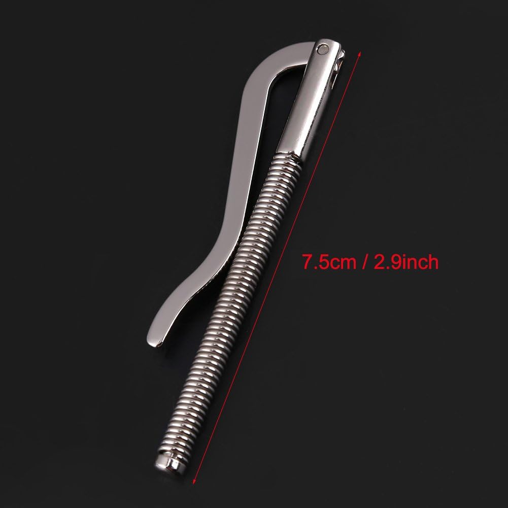 5pcs 75mm Spring Metal Money Clip, Wallet Clamp Organizers For Bifold Purse Nickel Color