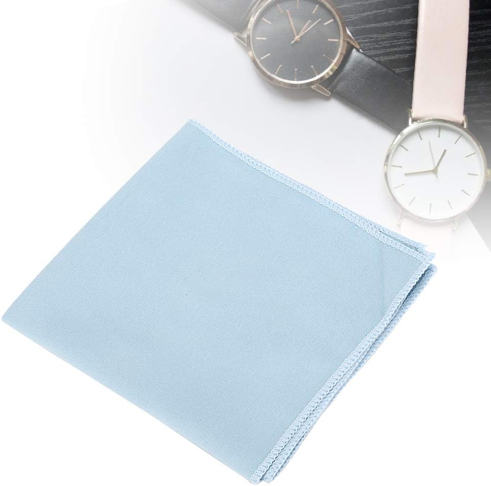 Watch Cleaning Cloths, Soft Jewelry Polishing Cloth Lightweight Glasses Microfiber Cleaner for Coins