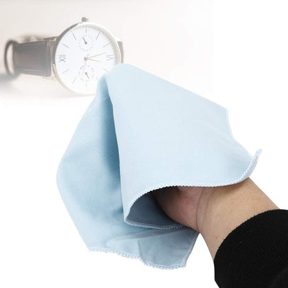 Watch Cleaning Cloths, Soft Jewelry Polishing Cloth Lightweight Glasses Microfiber Cleaner for Coins