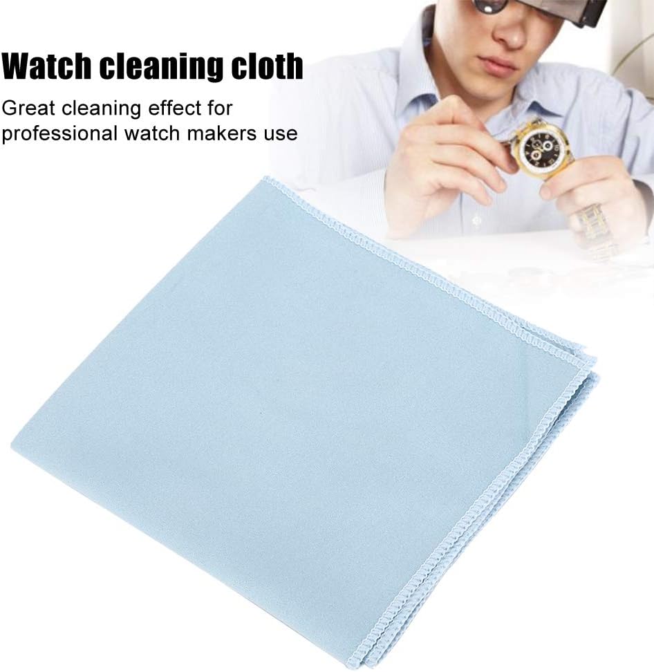 Watch Cleaning Cloths, Soft Jewelry Polishing Cloth Lightweight Glasses Microfiber Cleaner for Coins