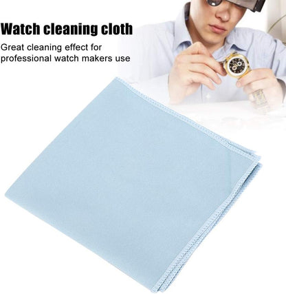 Watch Cleaning Cloths, Soft Jewelry Polishing Cloth Lightweight Glasses Microfiber Cleaner for Coins