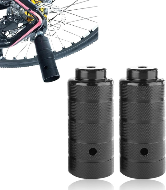 2PCS Steel Bike Pegs, Anti Skid Lead Foot Bicycle Peg Mini Cycling Rear Stunt 1.97 x 4.33in for Mountain