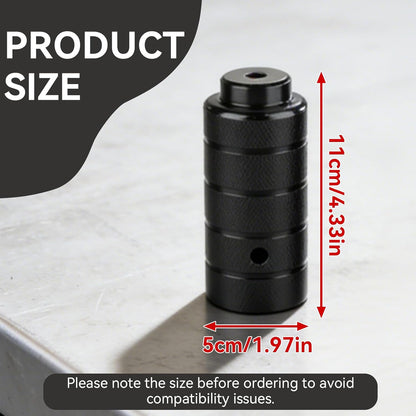 2PCS Steel Bike Pegs, Anti Skid Lead Foot Bicycle Peg Mini Cycling Rear Stunt 1.97 x 4.33in for Mountain