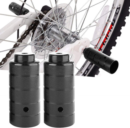 2PCS Steel Bike Pegs, Anti Skid Lead Foot Bicycle Peg Mini Cycling Rear Stunt 1.97 x 4.33in for Mountain