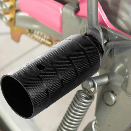 2PCS Steel Bike Pegs, Anti Skid Lead Foot Bicycle Peg Mini Cycling Rear Stunt 1.97 x 4.33in for Mountain