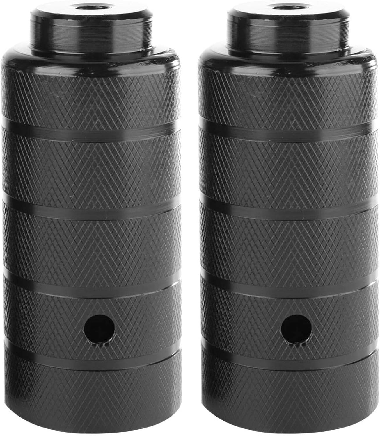 2PCS Steel Bike Pegs, Anti Skid Lead Foot Bicycle Peg Mini Cycling Rear Stunt 1.97 x 4.33in for Mountain
