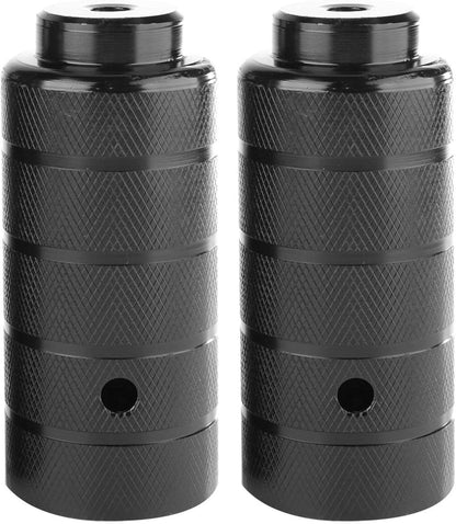 2PCS Steel Bike Pegs, Anti Skid Lead Foot Bicycle Peg Mini Cycling Rear Stunt 1.97 x 4.33in for Mountain