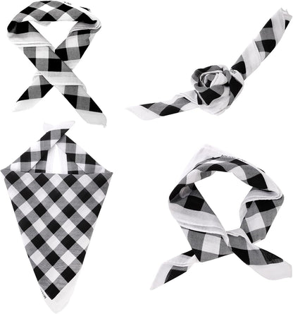 4 Pack Pet Cowboy Costume Accessories Set, 2 Pcs Hat and Bandana Scarf, Puppy Kitten Halloween Christmas Costume, West Party Cosplay Wearing for Cats Small Dogs