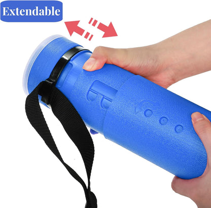 3 Packs Extendable Poster Tube, 25" to 42.5" Waterproof Blueprint Holder with Strap, Portable Telescoping Carrying Case Lid for Maps, Art and Drawings, Round Storage Container Document