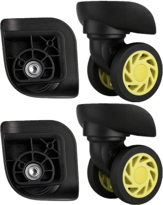 Silent Wheels - Replacement wheels - For luggage Replacement wheels - Silent - Universal wheels - (4 pieces/set).