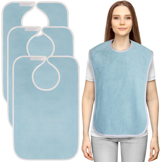 Adult Nappies - 3-pack - Unisex - Sky Blue - Disposable Nappies - Suitable for elderly women and men - Waterproof - Adjustable and washable - 75*45cm.