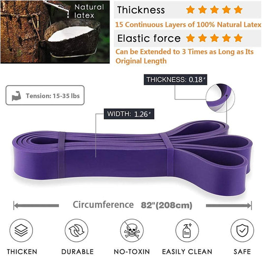 Resistance bands - Pull-Up Bands - Pull-Up Assist Bands - Exercise bands for men and women - Exercises - Stretching - Physiotherapy - Strength training.