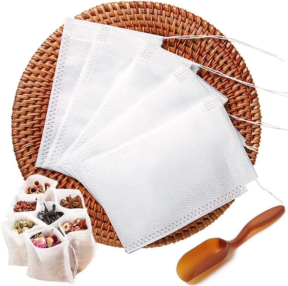 Theemaker tea bags-200 pieces-7*9cm-disposable loose tea bags-tea filter bag-for loose tea-loose leaf tea-coffee-herbs-herb.