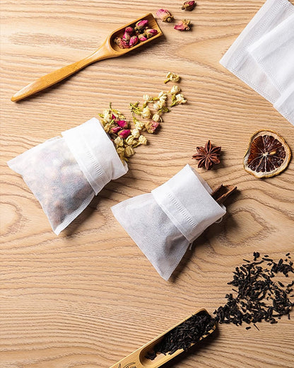 Theemaker tea bags-200 pieces-7*9cm-disposable loose tea bags-tea filter bag-for loose tea-loose leaf tea-coffee-herbs-herb.