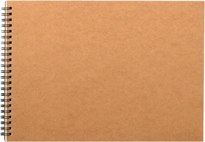 A4 sketchbook hardcover A4 spiral-bound sketchbook suitable for kids and adults 160 g/mÂ² paper 60 pages (A4-1 pack).