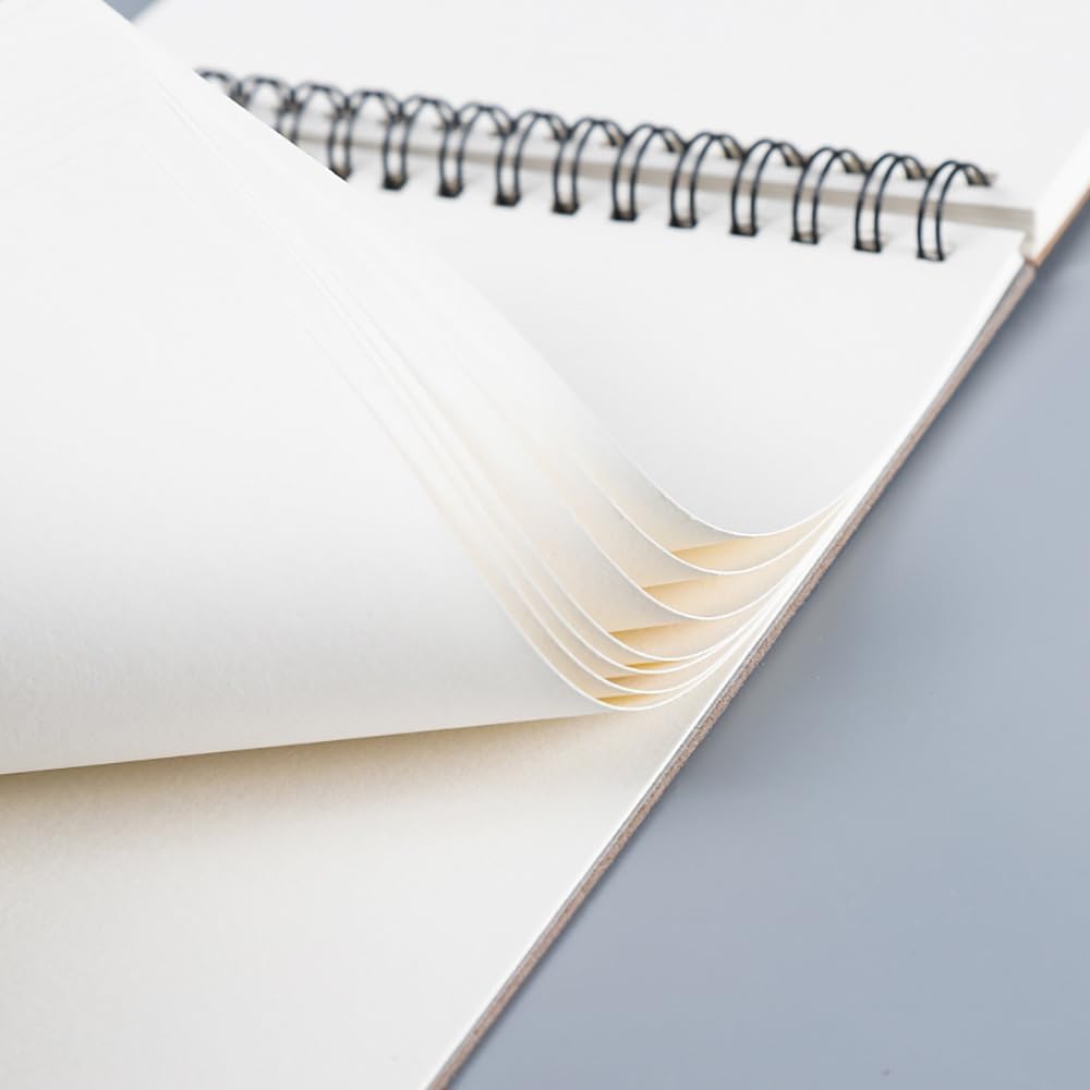 A4 sketchbook hardcover A4 spiral-bound sketchbook suitable for kids and adults 160 g/mÂ² paper 60 pages (A4-1 pack).