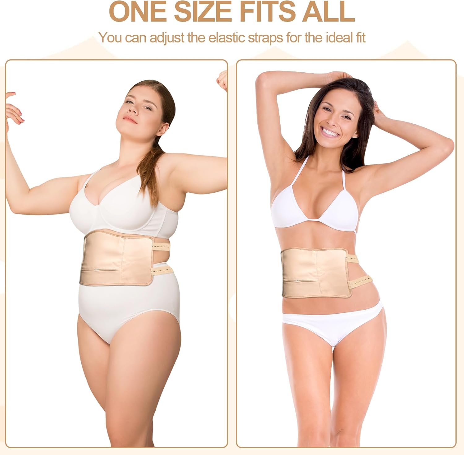 Castor oil packs - Reusable adjustable packaging set for the liver - promotes sleep - supports the liver and abdominal muscles to improve blood circulation and digestion (Castor oil not included) (1 pack).