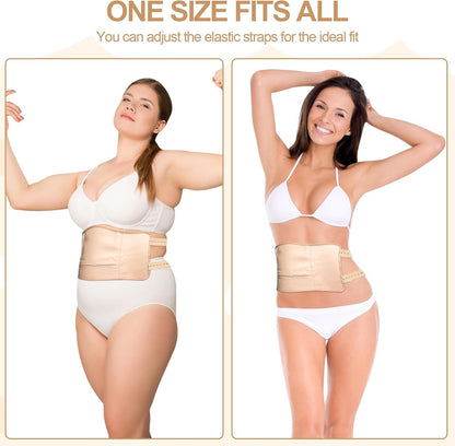 Castor oil packs - Reusable adjustable packaging set for the liver - promotes sleep - supports the liver and abdominal muscles to improve blood circulation and digestion (Castor oil not included) (1 pack).