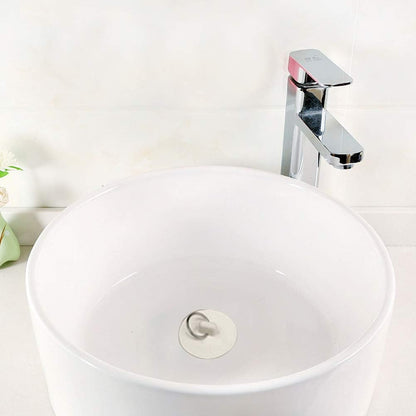 Set of 4 sink plugs - drain plugs - rubber drain stoppers and kitchen sink plugs with hanging ring - Suitable for bathtubs and bathrooms (4 sizes)