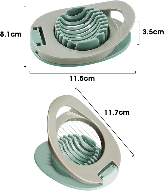 Egg slicer - Egg slicer with stainless steel wire - multi-functional egg slicer - slices boiled eggs, ham, bananas and strawberries evenly.