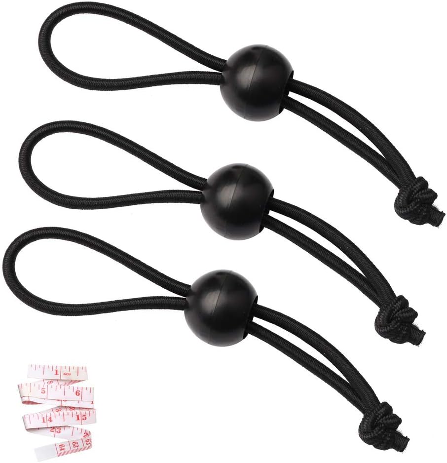 12 Black sailcloth bungee balls for banners - sailcloths - pavilions - tents - bungee hooks - stalls - flagpoles.