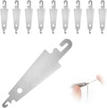 10 pieces of embroidery and cross-stitch needle threader tool - stainless steel hook needle threader - manual threader for needles with large eyes - Sewing Tools Consumables Accessories.