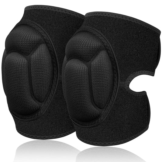 1 pair of knee pads, 20 mm thick knee pads for gardening, non-slip and anti-impact knee pads for household cleaning, construction, floors, garden (large size).