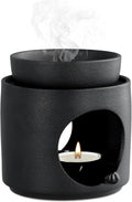 Ylang-ylang golden wax melt, ceramic oil burner aromatherapy machine, wax burner ceramic burner, aromatherapy holder, tealight holder diffuser, essential oil and wax melt, candle burner for home office decoration