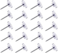 Pushpins, transparent pushpins, flat pushpins with steel points and transparent plastic heads, transparent pushpins for school, office, noticeboards, 150 pieces.