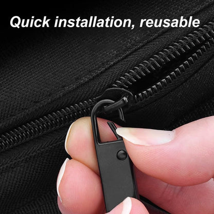 Reserve zips - 12-pack metal zips - removable - suitable for wallets - clothing - jeans - suitcases - luggage