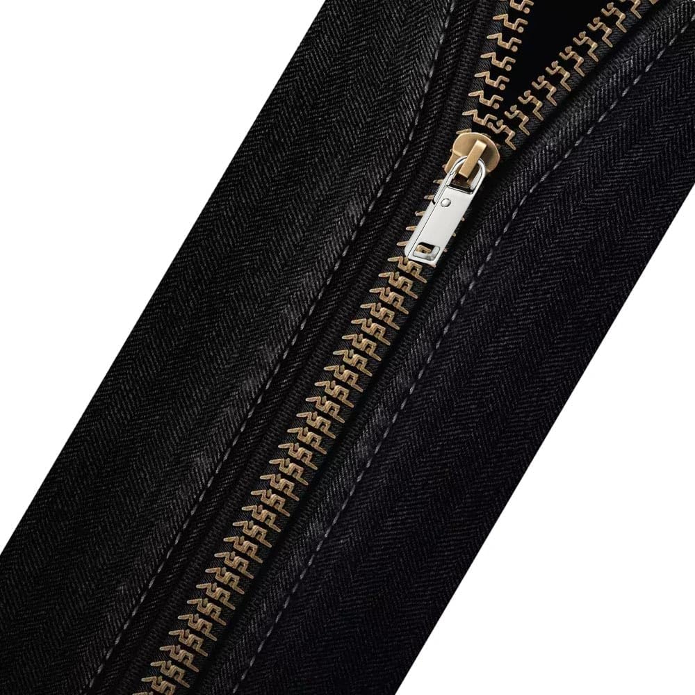 Reserve zips - 12-pack metal zips - removable - suitable for wallets - clothing - jeans - suitcases - luggage