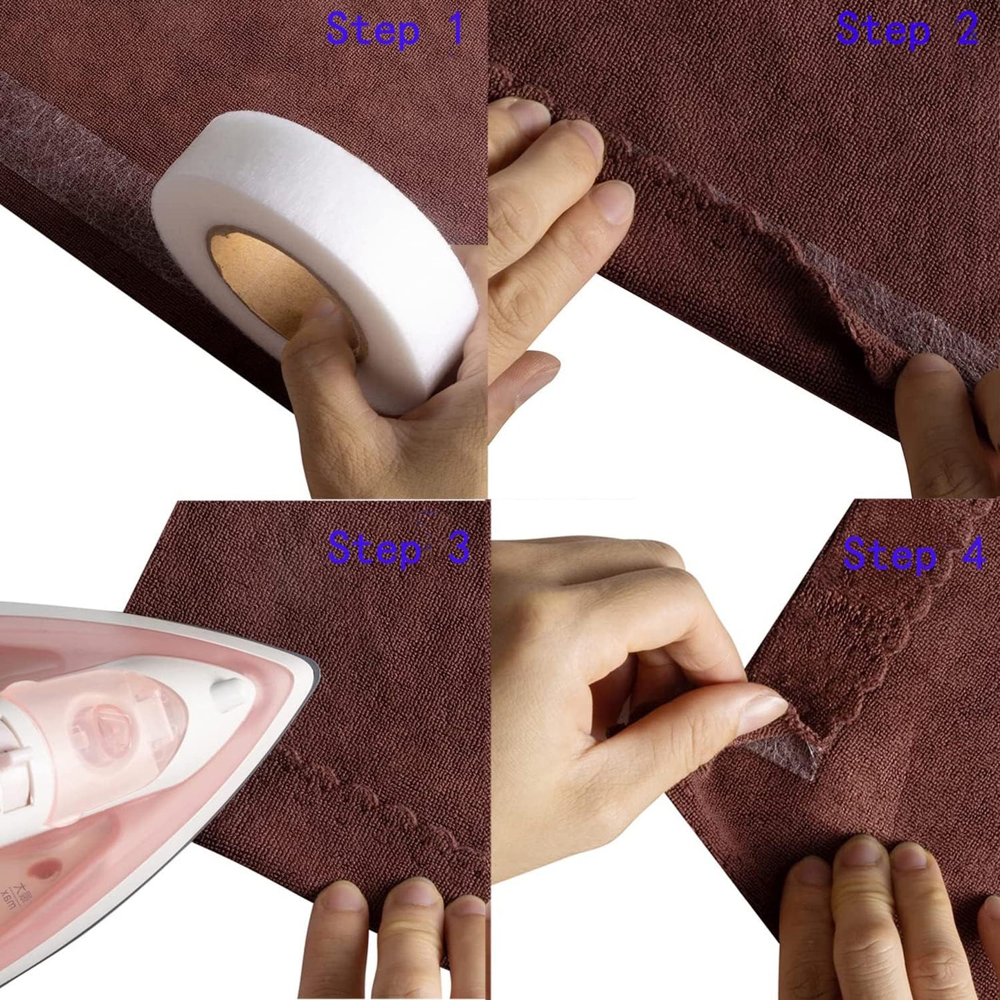 60 meter zoomband - ironing width 20 mm - for splitting fabrics - trousers - skirts - clothing