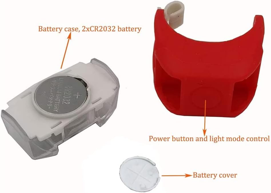 LED navigation light - For bow and stern - LED emergency light - LED night fishing light - Bike light - Outdoor bike light - Warning tail light - Night riding light - 5 3-colour.