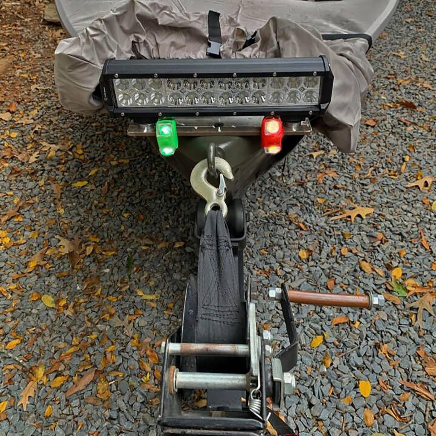 LED navigation light - For bow and stern - LED emergency light - LED night fishing light - Bike light - Outdoor bike light - Warning tail light - Night riding light - 5 3-colour.