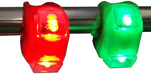 LED navigation light - For bow and stern - LED emergency light - LED night fishing light - Bike light - Outdoor bike light - Warning tail light - Night riding light - 5 3-colour.