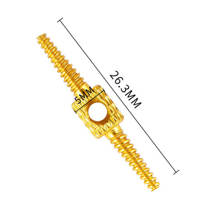 Connectors - 4 pieces - Tools for internal bike cable routing - Screw thread couplings for brake lines - Cable guide accessories - For switching bike frames.