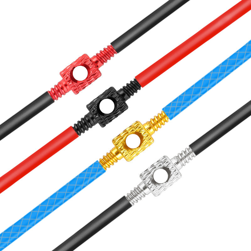 Connectors - 4 pieces - Tools for internal bike cable routing - Screw thread couplings for brake lines - Cable guide accessories - For switching bike frames.